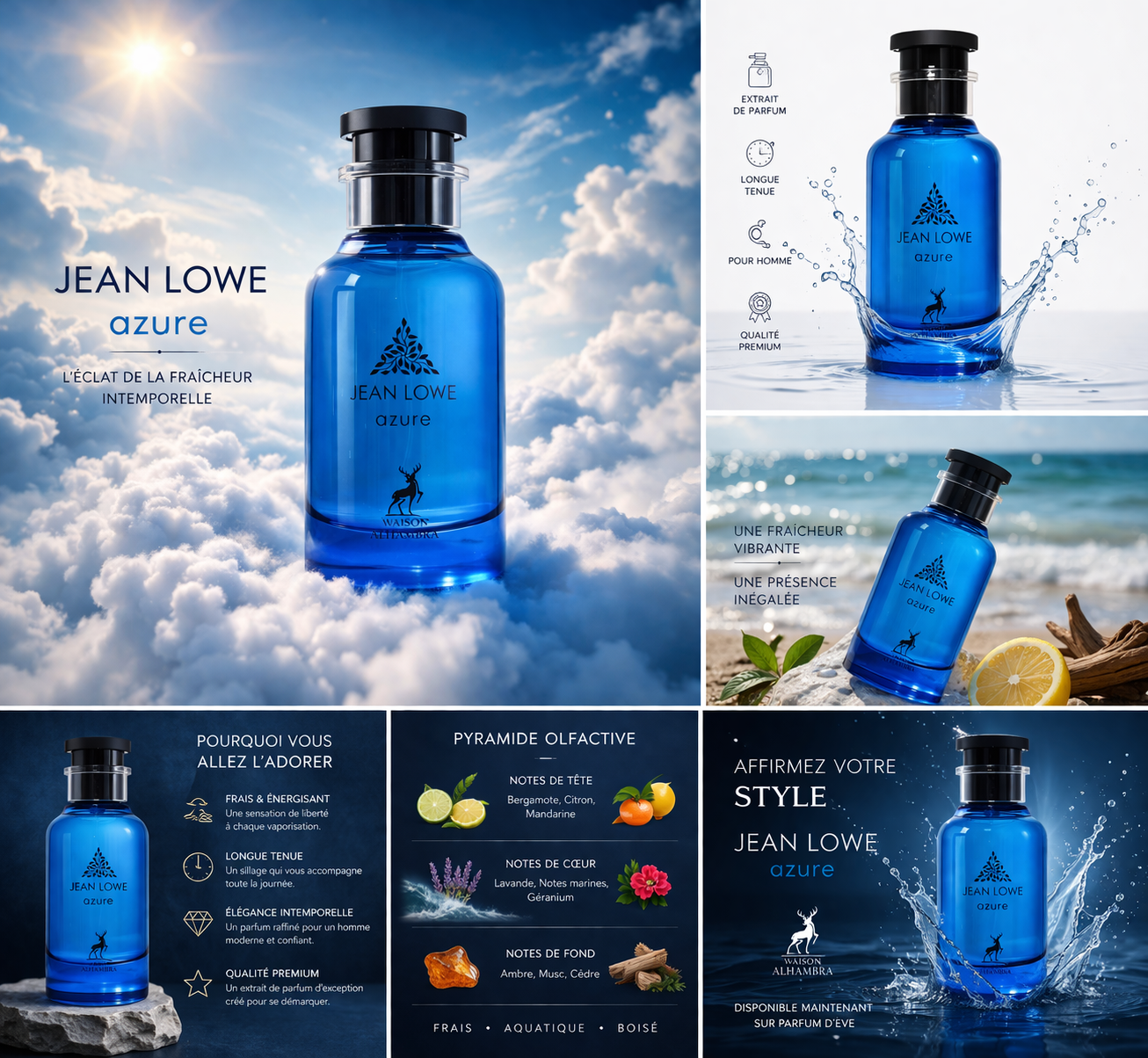 Jean Lowe Azure – Maison Alhambra | Eau de Parfum 100ml